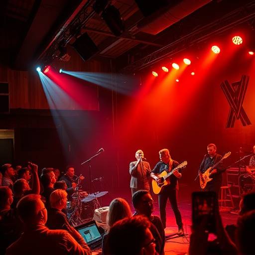 Live music performance at a local Asheville venue